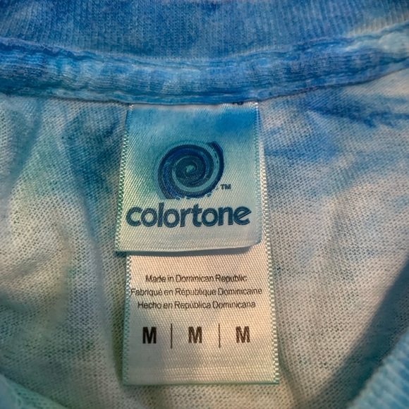 Colortone Tie Dye Swirl T-Shirt Rainbow M - Picture 4 of 5
